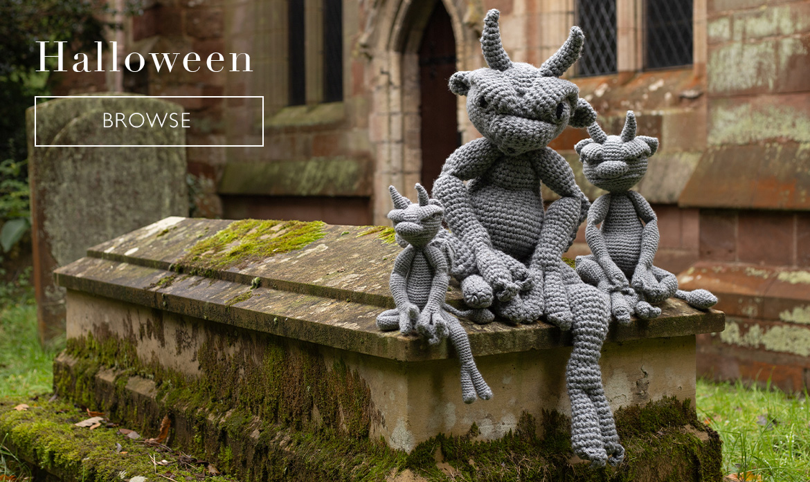 Halloween gargoyles crochet pattern trick or treat toft